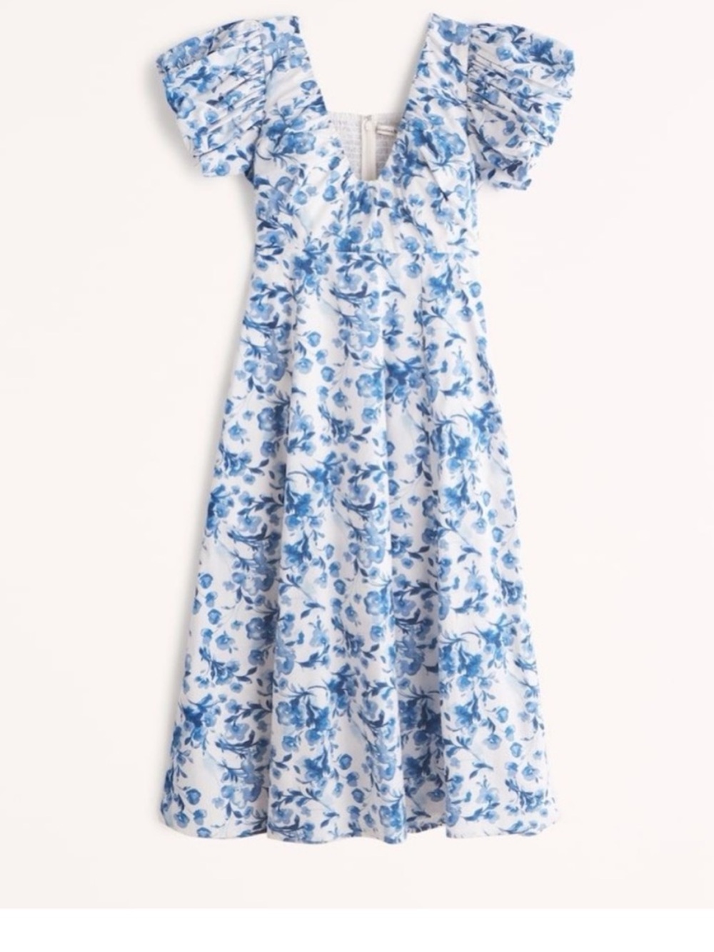 Abercrombie & Fitch Plunge Midi Dress